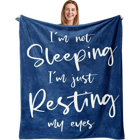 Birthday Gifts for Men, Dad, Husband Blanket, Fathers Gifts from Daughter Son-Gift for Grandpa Brother, Gag Gifts for Men Women