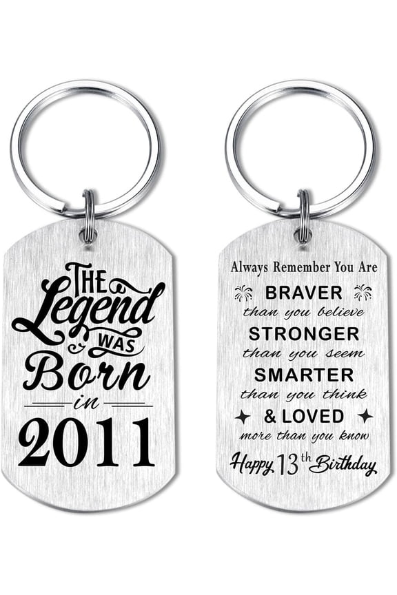 Birthday Gifts for Men Women Him, Happy Birthday Personalized Keychain, Men Gifts for Bday Unique
