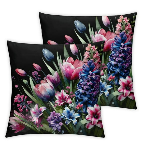 Birthday Gifts for from Tulip Flower Throw Pillow Covers Pillow Case Mothers Day Present for , , ,