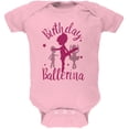 thumbnail image 1 of Birthday Girl Ballerina Soft Baby One Piece Light Pink 3-6 M, 1 of 1