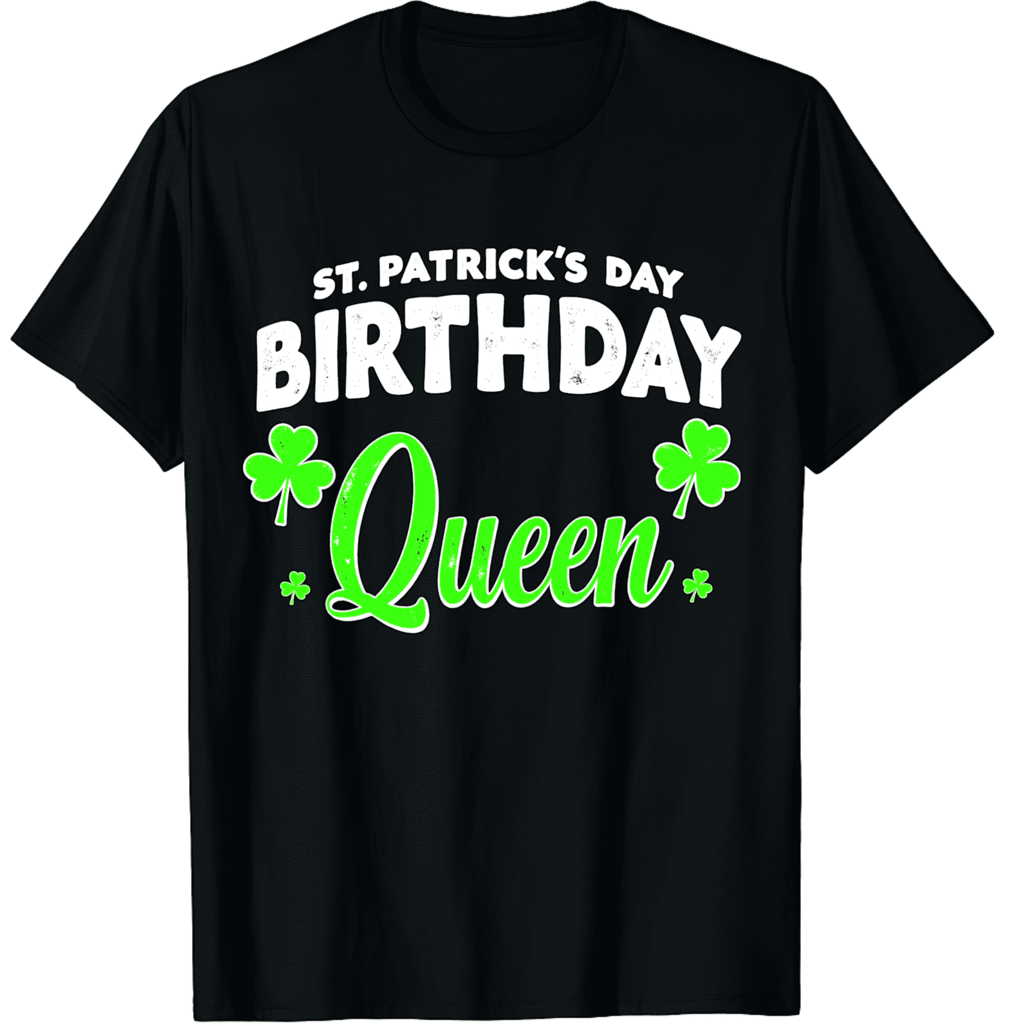 Birthday Girl Born On Saint Paddys Men Women Short Sleeve Graphic T ...