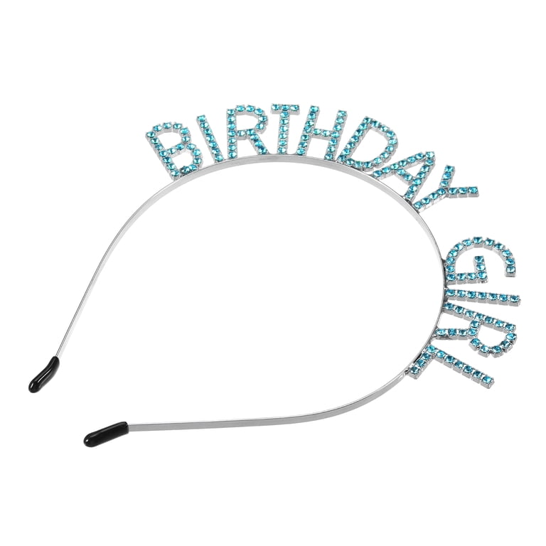 Birthday Girl Headband Tiara for Women Girl Rhinestone Happy  display picture 3