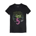 thumbnail image 1 of Birthday Girl Jojo Siwa Shirts Gift for 5 Year old Girl 5th Birthday Party Shirt Bday Girl 5 Black S (3-4T), 1 of 1