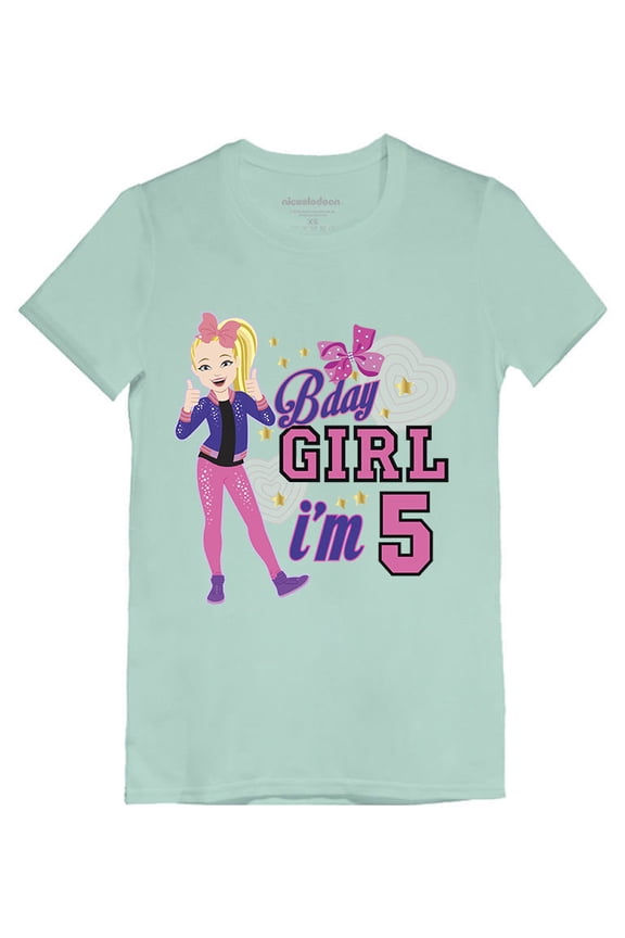 Birthday Girl Jojo Siwa Shirts Gift for 5 Year old Girl 5th Birthday Party Shirt Bday Girl I'm 5 Chill Blue M (5-6T)
