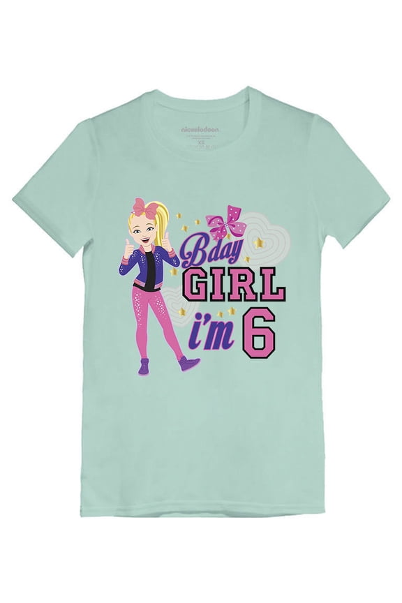 Birthday Girl Jojo Siwa Shirts Gift for 6 Year old Girl 6th Birthday Party Shirt Bday Girl I'm 6 Chill Blue M (5-6T)