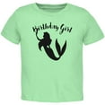 thumbnail image 1 of Birthday Girl Mermaid Toddler T Shirt Mint 3T, 1 of 1