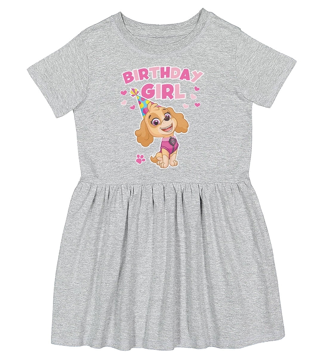 blue dress for baby girl PAW Patrol Girls Dress | 100% Cotton | Skye Party Dress main image 1