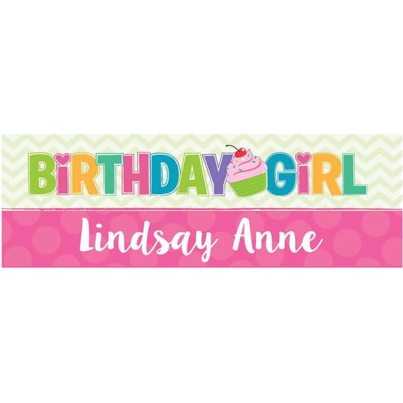 Birthday Girl Personalized Banner