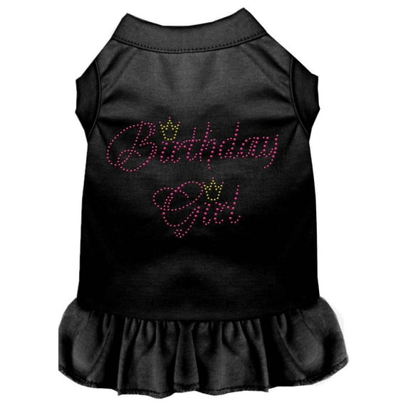 Pet Dog Cat Dress Rhinestone, "Birthday Girl"