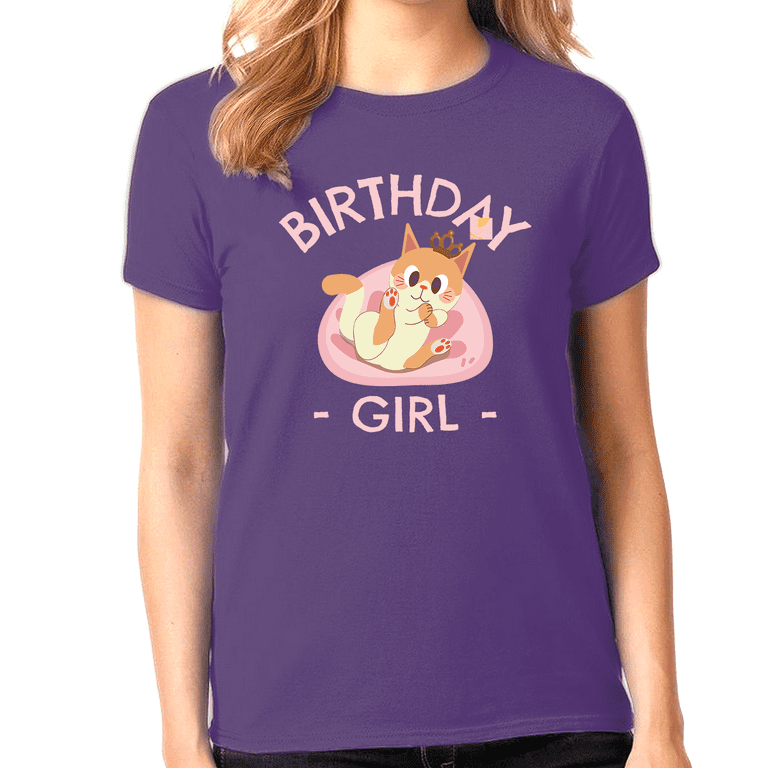 Cat birthday shirt top