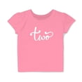 thumbnail image 1 of Birthday Girl Shirt for 2 Year Old Toddler 2nd Bday Number Two Party Outfit T-Shirt in Pink 2T & 3T, 1 of 4