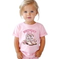 thumbnail image 1 of Birthday Girl Shirt for Toddlers & Kids Pink Western Cowgirl Floral Boots Party Tee Pink Shirt Youth Large, 1 of 8