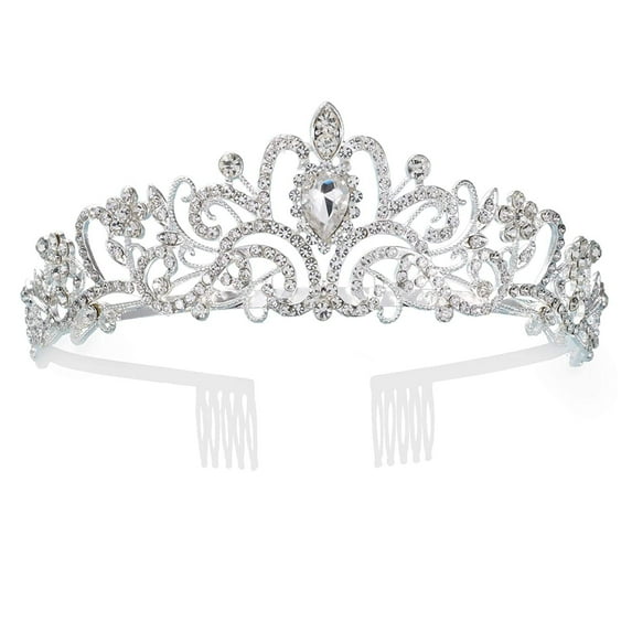 Birthday Girl Tiara, Crown for Girls, Princess Crown with Birthday Sash, Birthday Girl Headband, Birthday Crowns Tiara for Women, Happy Birthday Decorations Party Supplies Gifts - style:style 24;