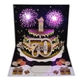 thumbnail image 1 of Birthday Greeting Card 3D Pop Up Music Card with Candle Blowing Effect, Number Cake Design Gift Card for 30th Birthday, Anniversary, Party Surprise, Birthday Gifts C, 1 of 5