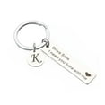 thumbnail image 1 of Birthday Handbag Accessories Couples Decoration Boyfriend Girlfriend Lover Gifts A-Z 26 Initials Lettering Key Ring Drive Safe Keychain Fashion Jewelry K, 1 of 8