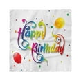 thumbnail image 1 of Birthday Head Scarf, Birthday Words Floral, Head Wrap, 3 Sizes, by Ambesonne, 1 of 2