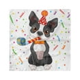 thumbnail image 1 of Birthday Head Scarf, Boston Terrier Dog, Head Wrap, 3 Sizes, by Ambesonne, 1 of 2