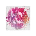 thumbnail image 1 of Birthday Head Scarf, Watercolor Birthday Text, Head Wrap, 3 Sizes, by Ambesonne, 1 of 2