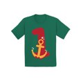 thumbnail image 1 of Birthday Infant Shirt Anchor One Infant T Shirt 1 Year Old Baby Boy Clothes 6M Baby Shirts 12M Shirt 18M Baby Girl Shirt 24M Baby Outfits Anchor One Year Old Shirt for 1 Year Old Kids, 1 of 4