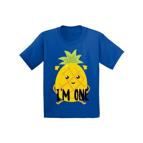 Birthday Infant Shirt Pineapple One Infant T Shirt 1 Year Old Baby Boy Clothes 6M Baby Shirts 12M Shirt 18M Baby Girl Shirt 24M Baby Outfits I'm One Year Old Shirt for 1 Year Old Kids