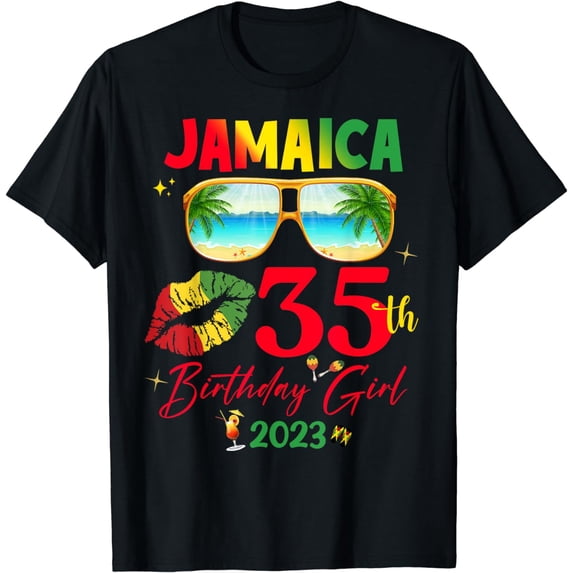 Birthday Jamaica Girl 50th Party Jamaican Trip T-Shirt