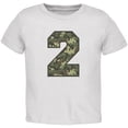 thumbnail image 1 of Birthday Kid Camo 2 2nd Second White Toddler T-Shirt - 2T, 1 of 1