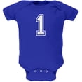 thumbnail image 1 of Birthday Kid Jersey 1 1st First Royal Soft Baby One Piece - 3-6 months, 1 of 1