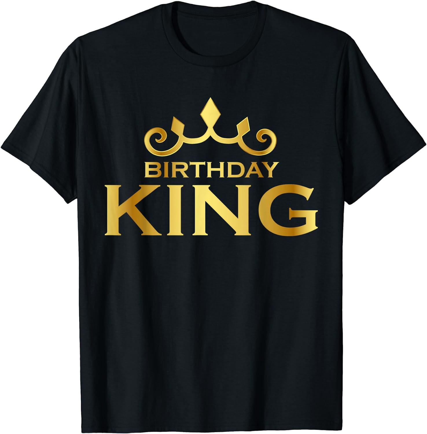 Birthday King Crown Funny BDay Squad Birthday Squad Party TShirt