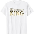 thumbnail image 1 of Birthday King Gold Crown T-Shirt For Boys And Men T-Shirt, 1 of 3