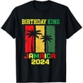thumbnail image 1 of Birthday King Jamaica 2024 Jamaican Vacation Trip 2024 T-Shirt, 1 of 4