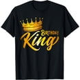 thumbnail image 1 of Birthday King, Mens Birthday, Boys Birthday T-Shirt, 1 of 4