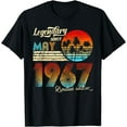 thumbnail image 1 of Birthday Legendary Since May 1967 Gift T-Shirt, 1 of 3