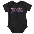 thumbnail image 1 of Birthday Mermaid Cute Ocean Princess Bodysuit Jumper Girls Infant Baby Brisco Brands 12M, 1 of 6