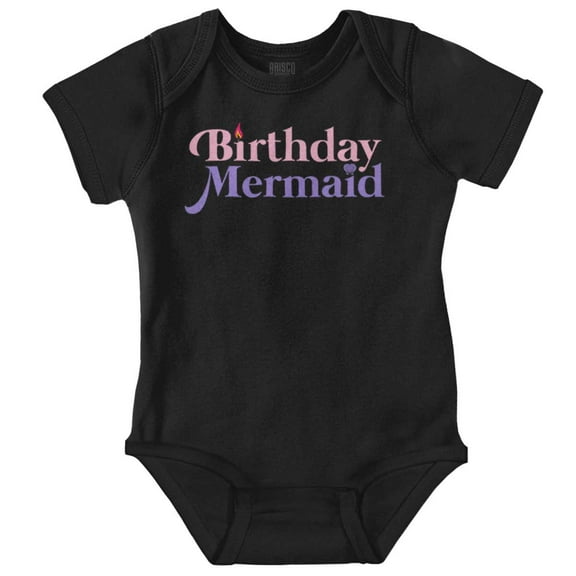 Birthday Mermaid Cute Ocean Princess Bodysuit Jumper Girls Infant Baby Brisco Brands 12M
