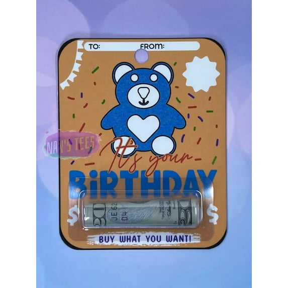 Birthday Money Card Holder (124)