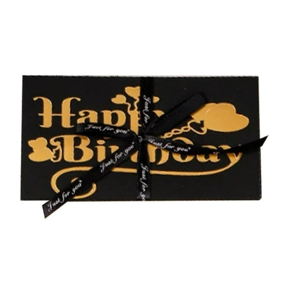 Birthday Money Envelopes for Cash Gifts, Surprise Cash Envelope with 6 Pockets, Happy Birthday Card for Money Holder Gifts, Surprise Wallet for Valentine