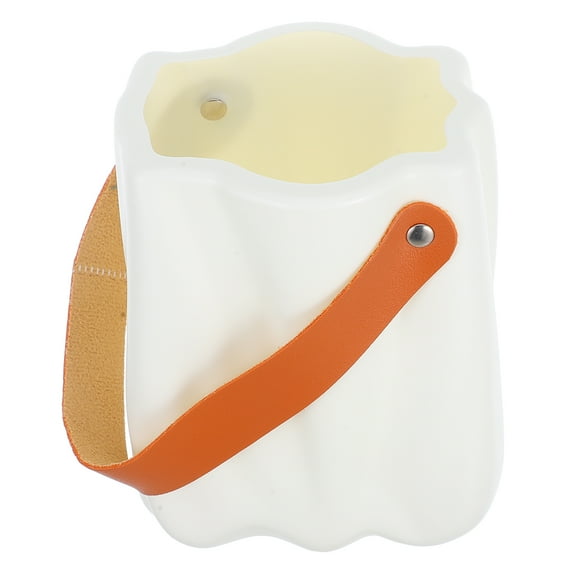 Homoyoyo Lightweight White European Style Flower Vase Container for Artificial Flowers Home Decor