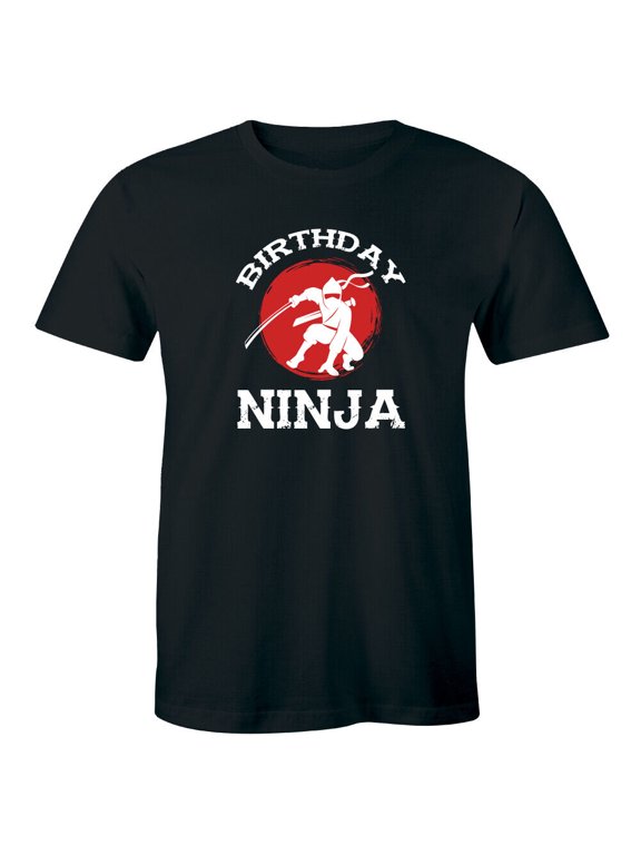 Birthday Ninja Men's T-Shirt Happy Celebration Party Tee Gift for Him