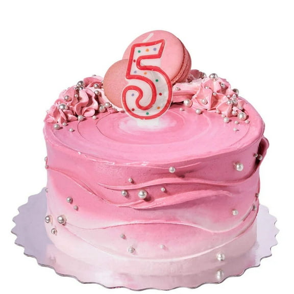 Birthday Number-5 Cake Candle: 1CT