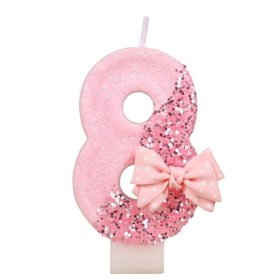 Birthday Number Candle, Party Festival Cake Decoration Candle for Baking Cake Topper for Celebration Event Dessert Table