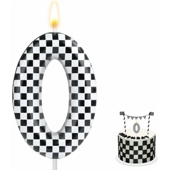 Birthday Number Candles, Happy Birthday Cake Toppers Numeral Cupcake Decorations