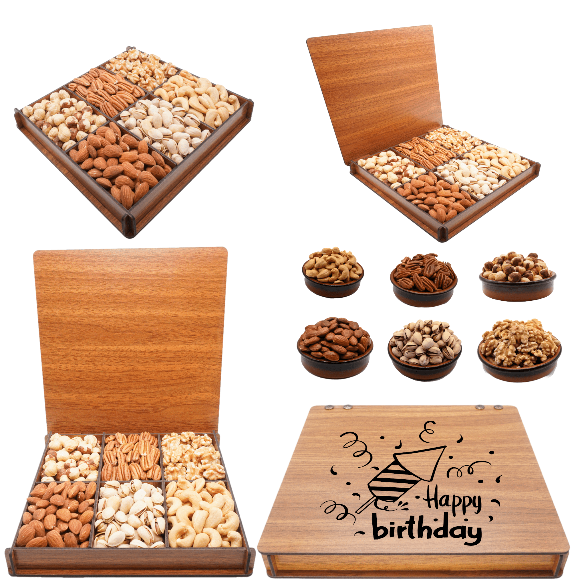 Birthday Nut Gift Baskets, Secret Garden's, Holiday, Healthy Box for Mothers, Snack Boxes
