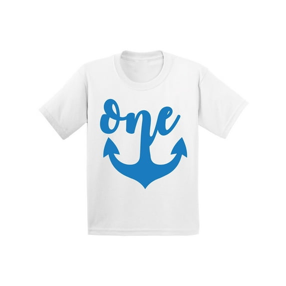 Birthday Outfits for 12 Months - Cute Baby Boy Baby Girl Shirt - Anchor Tee
