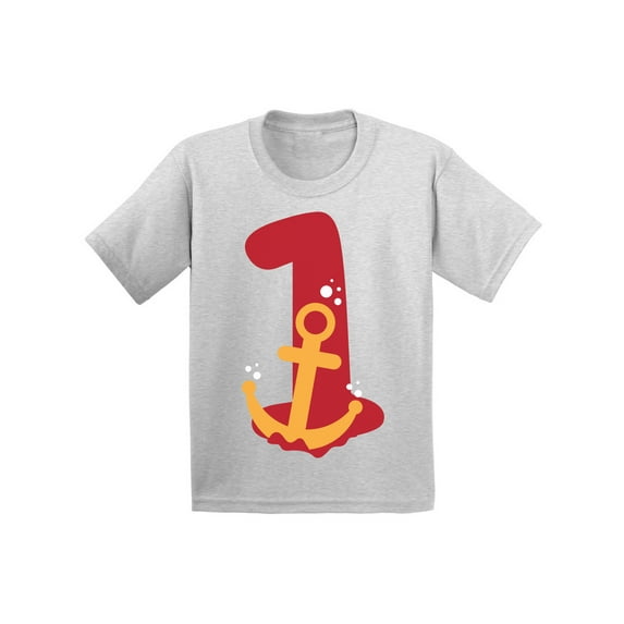 Birthday Outfits for 12 Months - Cute Baby Boy Baby Girl Shirt - Summer Anchor Tee