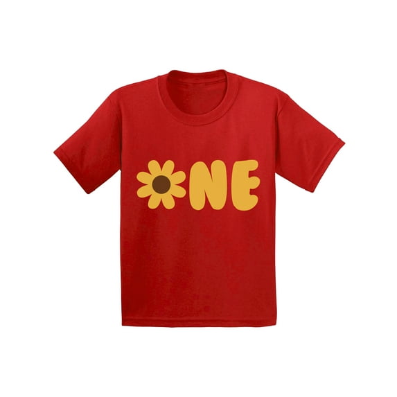 Birthday Outfits for 12 Months - Cute Baby Boy Baby Girl Shirt - Sunflower Tee