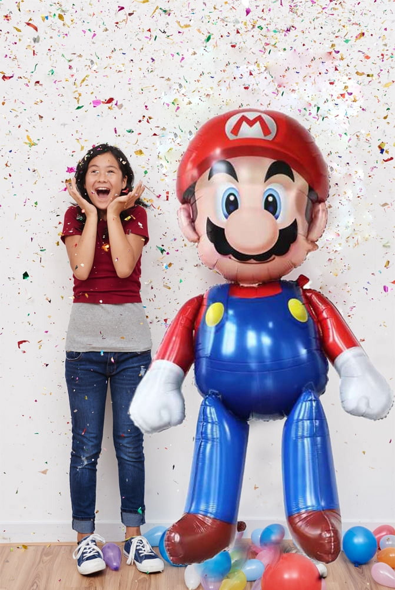 Birthday Party Balloon 60 Inch Large Size Mario Balloon Game theme