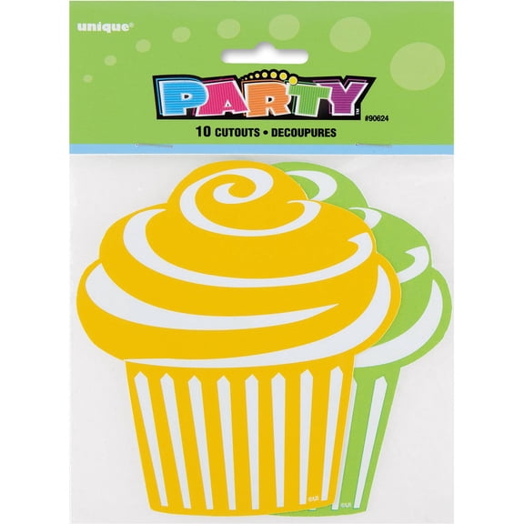 Birthday Party Cake Topper Decorations, by Various (10 Count)