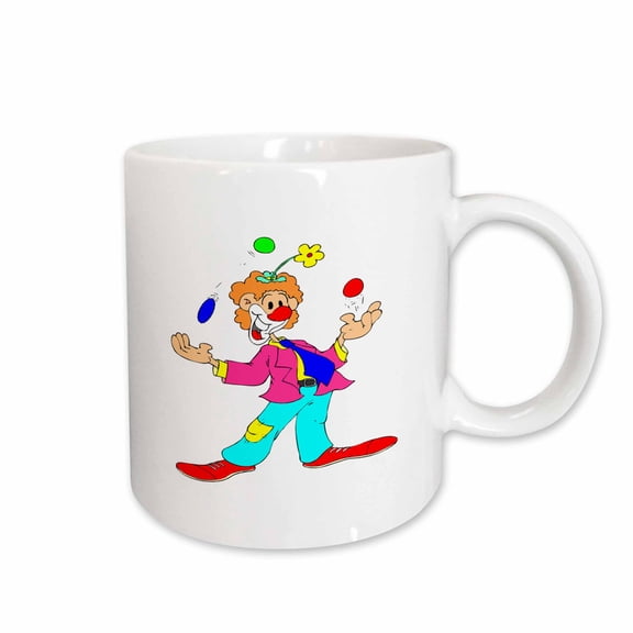 3drose, Birthday Party Clown, 11oz Mug