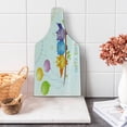 thumbnail image 1 of Birthday Party Cutting Board, Celebration Owls Sitting on a Branch with Balloons on Abstract Backdrop Art, Tempered Glass Cutting and Serving Board, Wine Bottle Shape, Multicolor, by Ambesonne, 1 of 1