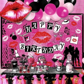 3Pcs Giant Red Lips Foil Balloons - 30" Mylar Balloons For Bachelorette & Wedding Parties
